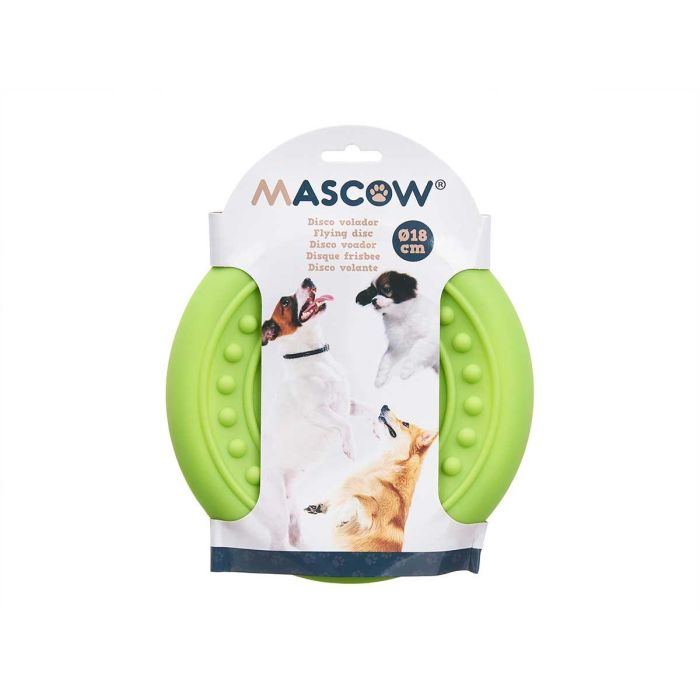 Disco Mascota Silicona Pequeño Surtido Mascow 18.5x2x18.5 cm - Azul, Morado, Verde (24 Unidades) 2 Disco Mascota Silicona Pequeño Surtido Mascow 18.5x2x18.5 cm - Azul, Morado, Verde (24 Unidades) 2