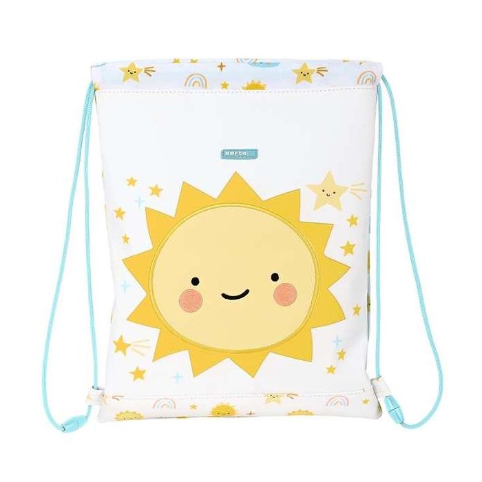 Safta Saco Plano Preescolar "Solete" Fácil Limpieza 26x34x1cm | Para Niños 3+ Años