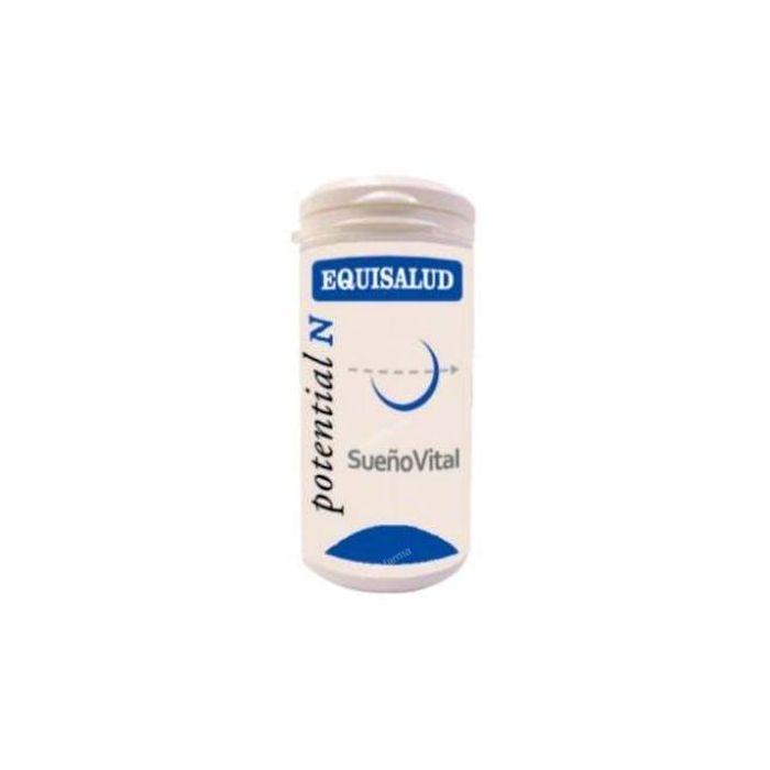 EQUISALUD Sueñovital 60 cápsulas para apoyo al sueño con melisa, lavanda, tila, magnesio, vitaminas y minerales