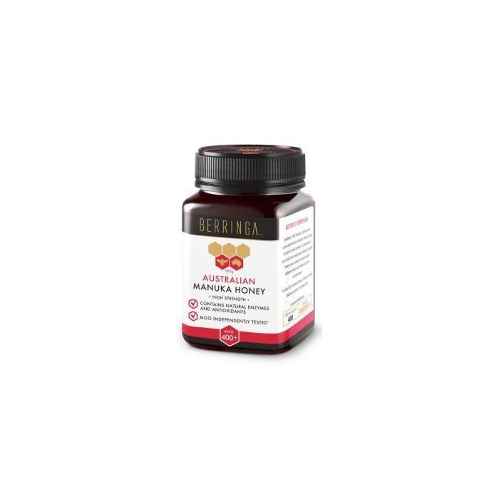 BERRINGA Miel de Manuka 400MGO Australia para Salud Digestiva e Inmunidad 500g