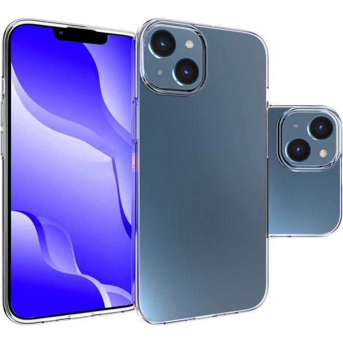 eSTUFF Funda INFINITE VIENNA para iPhone 16e/14 - TPU Transparente 100% Plástico Reciclado Antigolpes 3