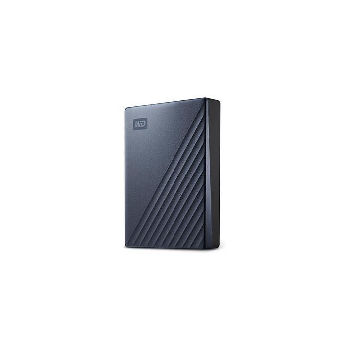 Western Digital WDBFTM0040BBL-WESN Disco Duro Externo Portátil 4TB USB-C/USB 3.0 Metal Azul 2