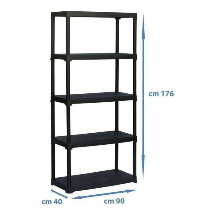 Tood Estantería con 5 Estantes h176x90x40 - Capacidad por Estante 30 Kgs 1 Tood Estantería con 5 Estantes h176x90x40 - Capacidad por Estante 30 Kgs 1