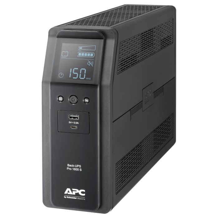 APC BR1600SI Sistema de Alimentación Ininterrumpida (UPS) Línea Interactiva 1,6 kVA 960 W 8 Salidas AC 2