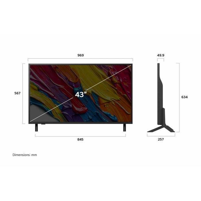 Smart TV LG 43QNED82A6B 43" 4K Ultra HD LED HDR Edge-LED QNED 11