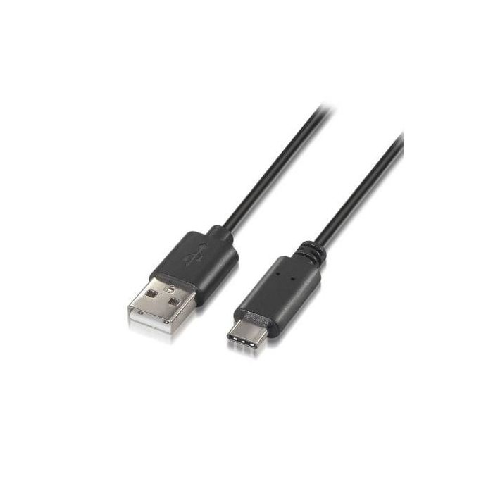 Aisens Cable USB 2.0 3A Tipo C a A Negro 0.5M Aisens Cable USB 2.0 3A Tipo C a A Negro 0.5M