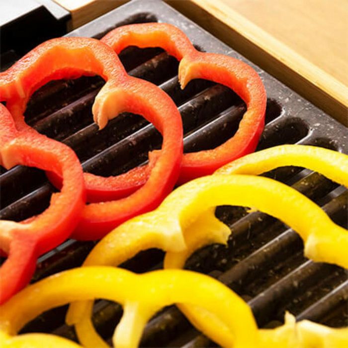 Plancha de Cocina Cecotec Tasty&Grill 2000 Bamboo LineStone Bambú 5