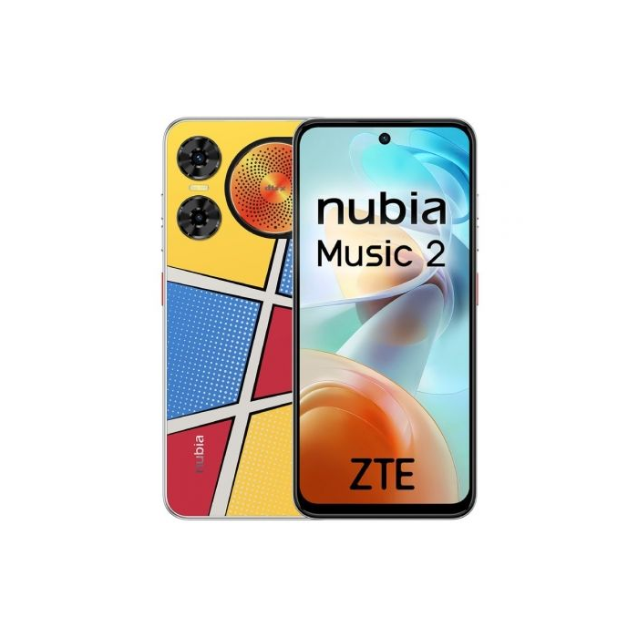 ZTE Nubia Music 2 Pop Art Smartphone 4GB RAM 128GB, Altavoz 104dB, Cámara 50MP, P963F18PA ZTE Nubia Music 2 Pop Art Smartphone 4GB RAM 128GB, Altavoz 104dB, Cámara 50MP, P963F18PA