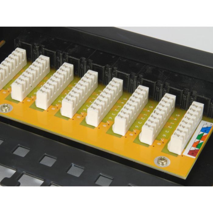 Equip Patchpanel 24x Cat6 19" UTP 1HE Keystone Montage sw 5