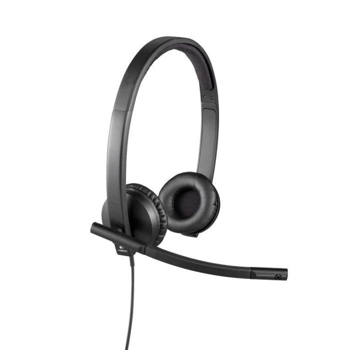 Logitech H570e Auricular Biaural Estereo Con Micrófono Cable Usb 2.0 Negro 4