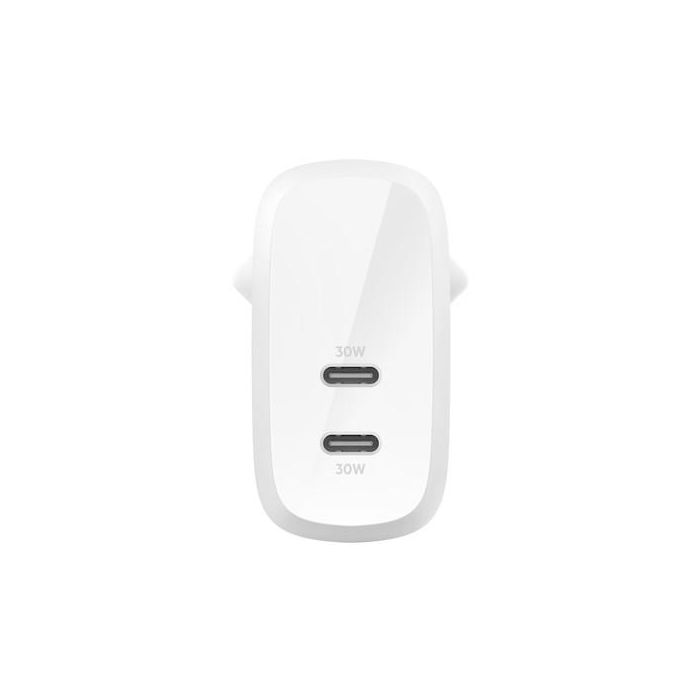 Belkin WCB010VFWH Cargador USB-C PD 3.1 PPS 60W Carga Rápida para iPhone y Galaxy, Blanco 1 Belkin WCB010VFWH Cargador USB-C PD 3.1 PPS 60W Carga Rápida para iPhone y Galaxy, Blanco 1