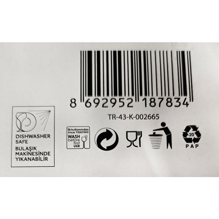 Lav Set 6 Vasos 370cc Colección Ella (8 Cajas) 7