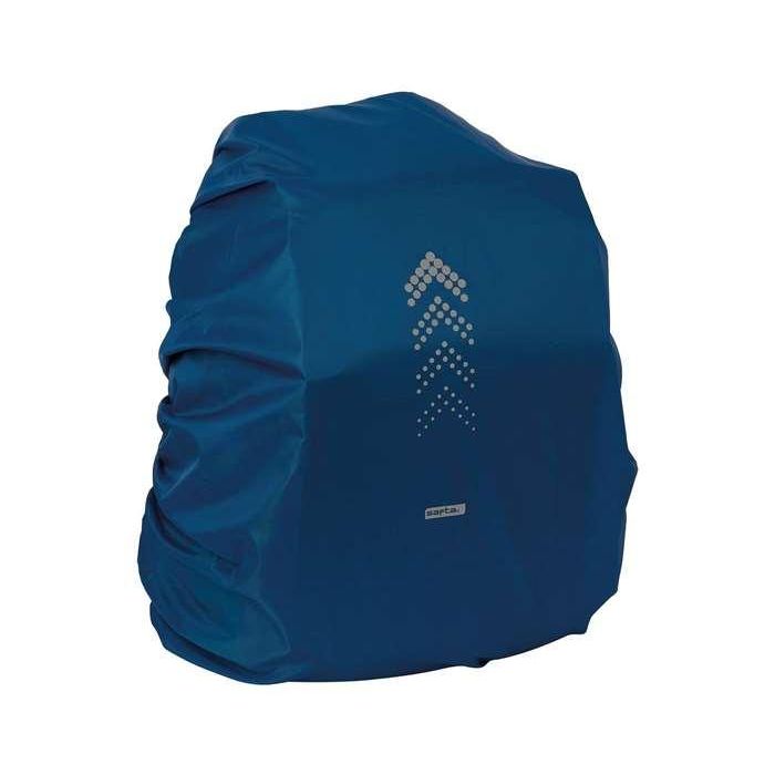 Safta Funda Impermeable para Mochila Grande 32x50x40cm Poliéster Repelente Agua Azul Marino 10