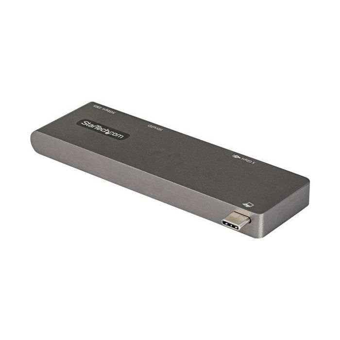 Startechcom Docking Station USB Tipo C con HDMI 4K 30Hz, USB-A, USB-C PD 100W y Lector de Tarjetas SD/microSD 1