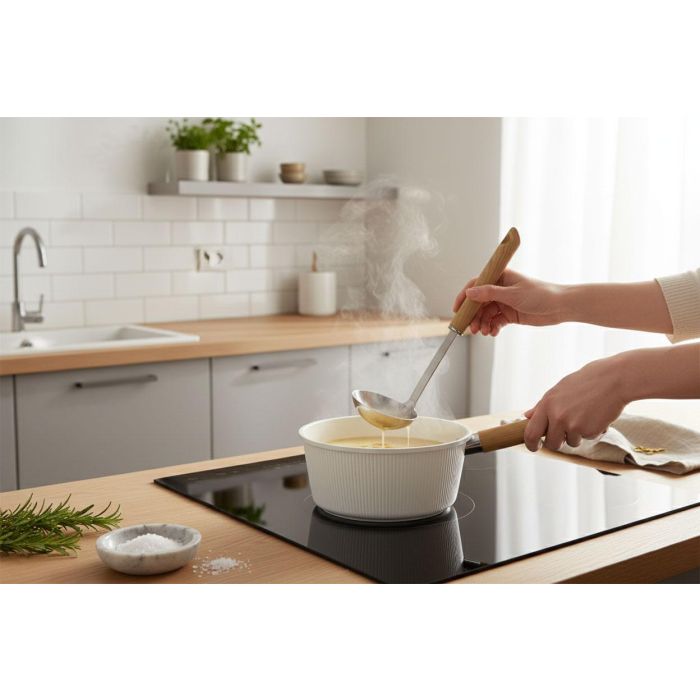 Quttin Cazo 18 cm Aluminio Fundido Inducción Daisy (6 Unidades) 2 Quttin Cazo 18 cm Aluminio Fundido Inducción Daisy (6 Unidades) 2