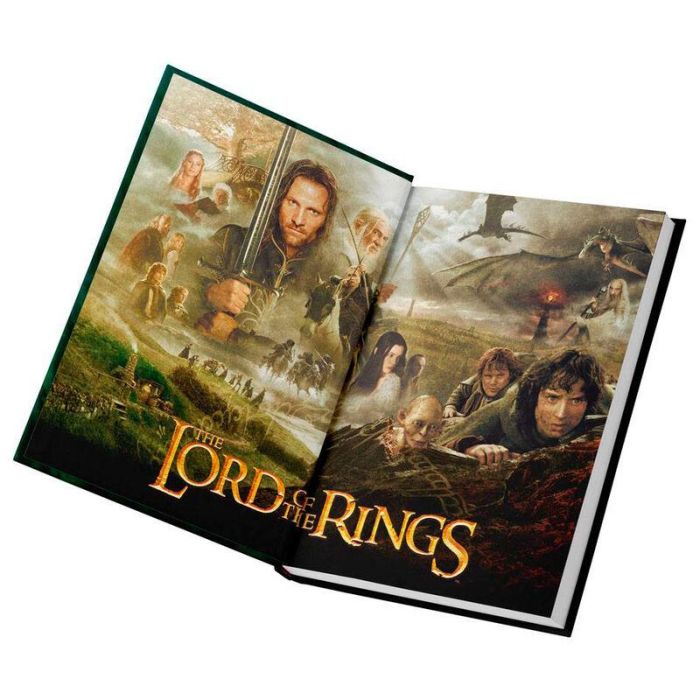 Cuaderno A5 One Ring To Rule Them All El Señor de los Anillos con luz 2 Cuaderno A5 One Ring To Rule Them All El Señor de los Anillos con luz 2