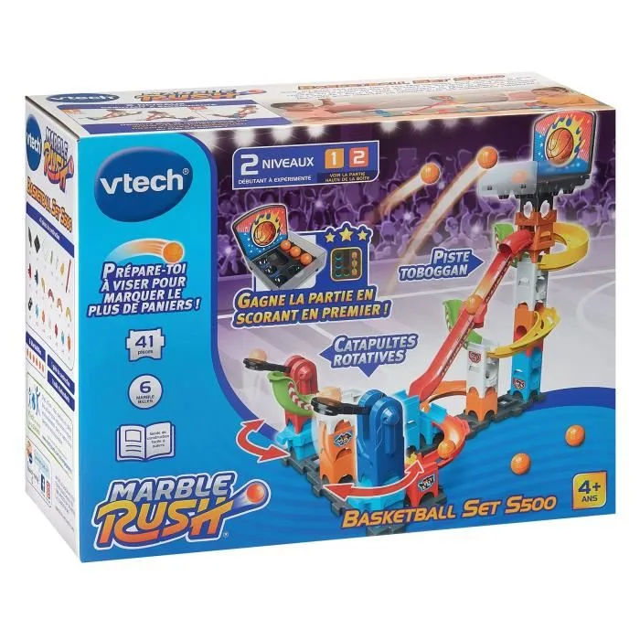 Vtech VTE3417765798054 Marble Rush Juego de Baloncesto Idioma francés 4