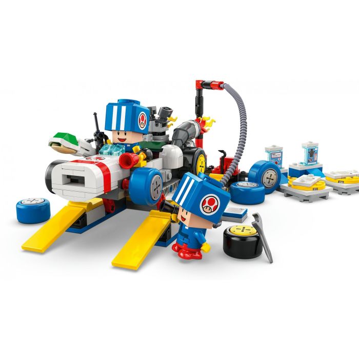 LEGO 72035 Mario Kart Garaje de Toad Set de Construcción Personalizable con Rayo GTI y 2 Toads Azules para +8 años 4 LEGO 72035 Mario Kart Garaje de Toad Set de Construcción Personalizable con Rayo GTI y 2 Toads Azules para +8 años 4