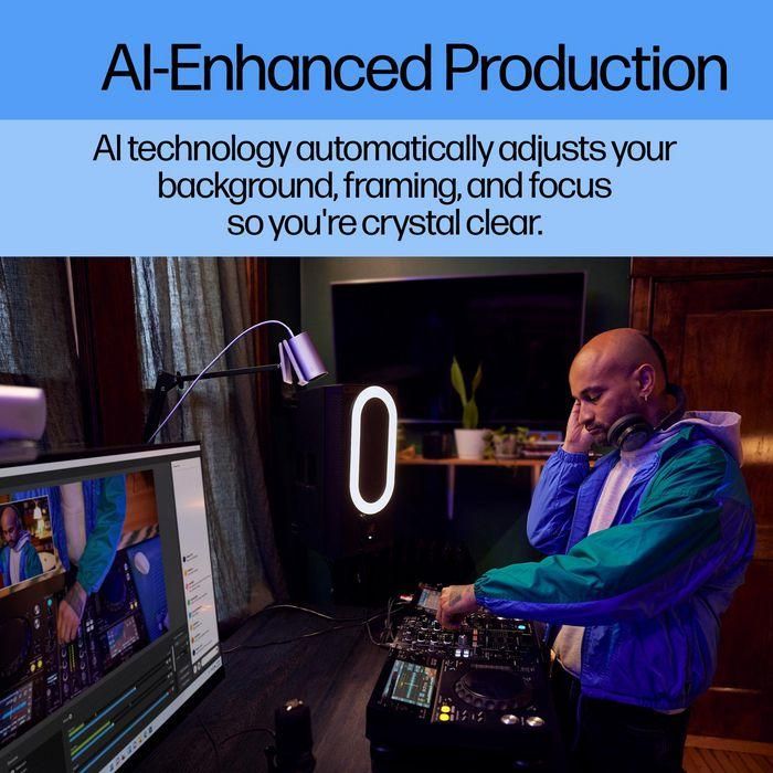 HP 960 Webcam de Streaming 4K para Videollamadas y Contenido en Vivo con Ajustes Automáticos 31