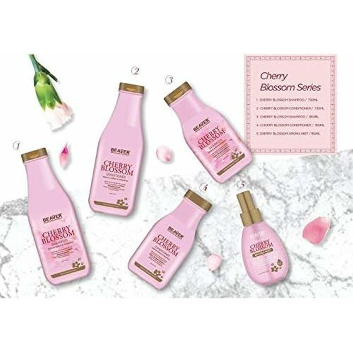Beaver Champú seborregulador Cherry Blossom para cabello equilibrado, energizante capilar 350 ml 2 Beaver Champú seborregulador Cherry Blossom para cabello equilibrado, energizante capilar 350 ml 2