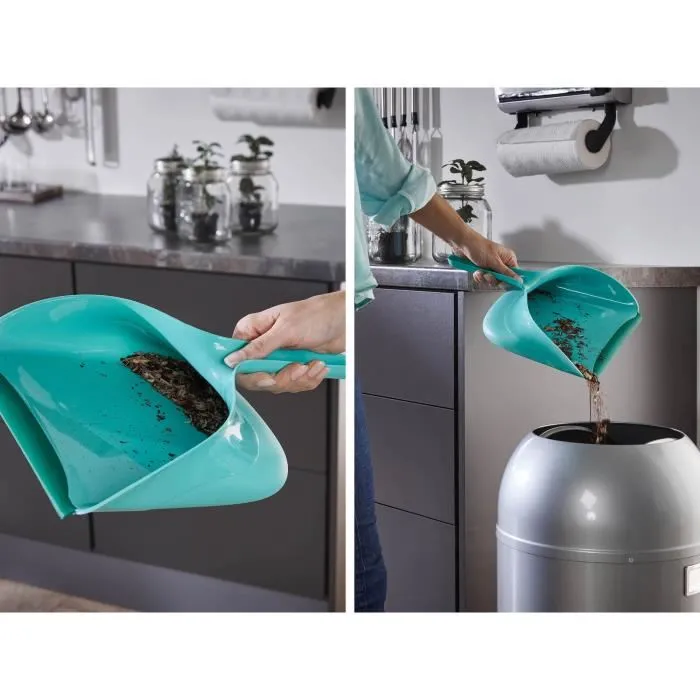 Leifheit 41410 Conjunto Pala y Cepillo con Mango Ergonómico 3