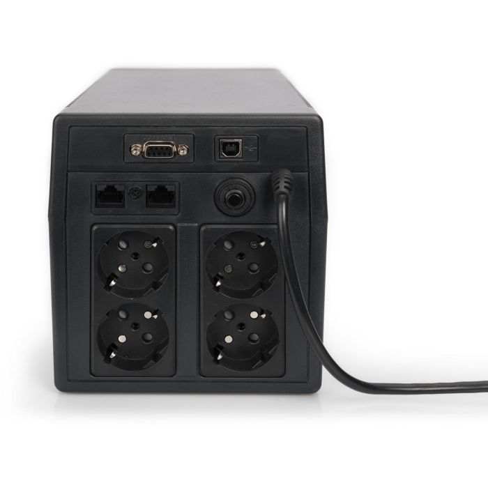Digitus USV 1000VA 600W Line-Interactive Pseudo Sine con AVR 4 salidas AC 4