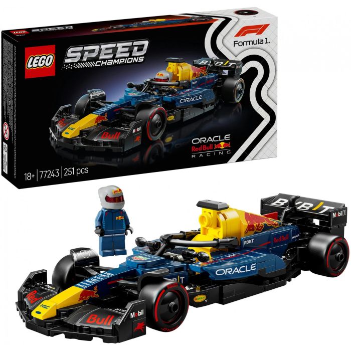 Lego 77243 Speed Champions Set de Construcción Coche de Carreras Oracle Red Bull Racing RB20 F1 2024 Maqueta para Adultos con Minifigura 2 Lego 77243 Speed Champions Set de Construcción Coche de Carreras Oracle Red Bull Racing RB20 F1 2024 Maqueta para Adultos con Minifigura 2