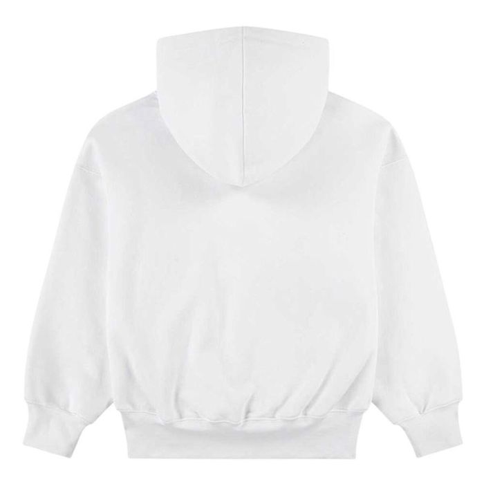 Sudadera con Capucha Niña Jordan Wj Brkn Flc Po Hoodie Blanco 1 Sudadera con Capucha Niña Jordan Wj Brkn Flc Po Hoodie Blanco 1