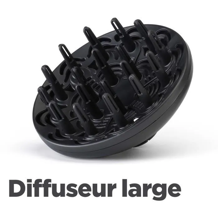 Babyliss Secador de Pelo Power Dry D563DE - 2100W - Motor DC - Secador Profesional con Difusor y Concentrador 4