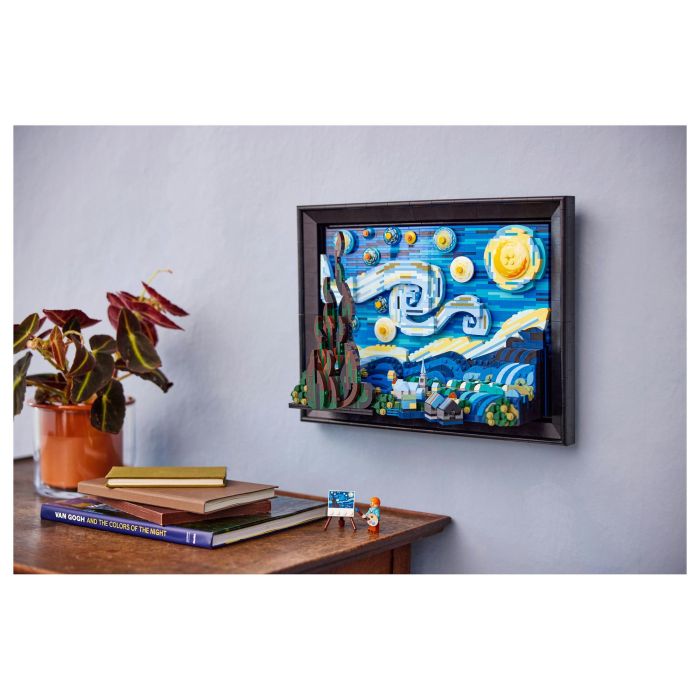 Lego Ideas 21333 Vincent Van Gogh - Lienzo de la Noche Estrellada Lámina Artística 3D - 2316 Piezas 22