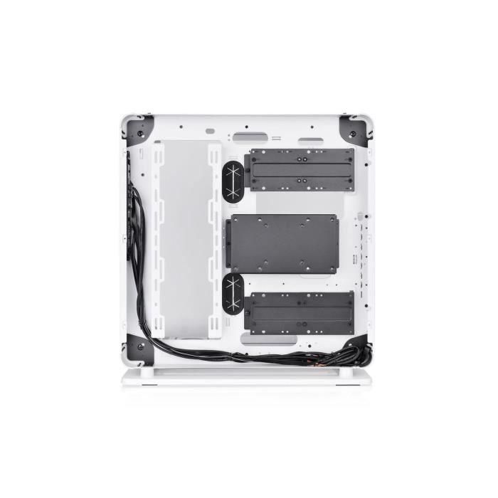 Thermaltake Core P6 TG Snow Caja PC Mid Tower ATX/Micro-ATX/Mini-ITX Abierta/Cerrada 3 Vidrios Templados Blanca (Sin Fuente) 2