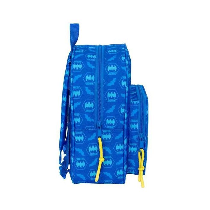 Safta Mochila Guardería Adaptable a Carro Batman Preescolar 22x27x10 cm Niños 3+ Años 2