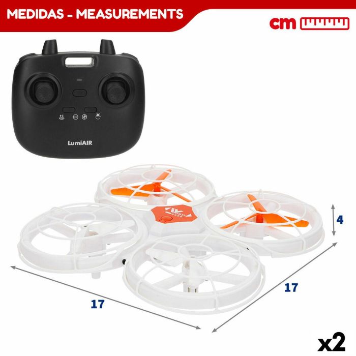 Helicóptero con Radiocontrol Colorbaby (2 Unidades) 10 Helicóptero con Radiocontrol Colorbaby (2 Unidades) 10