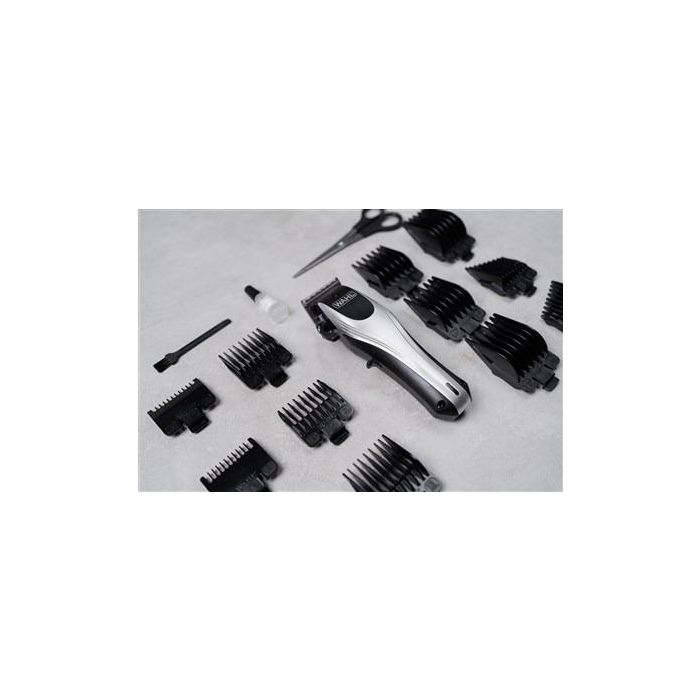 Wahl 09657-0460 Cortapelos con/sin Cable, Batería 120min, Carga Rápida, 10 Peines Guía (1.5-25mm) 16
