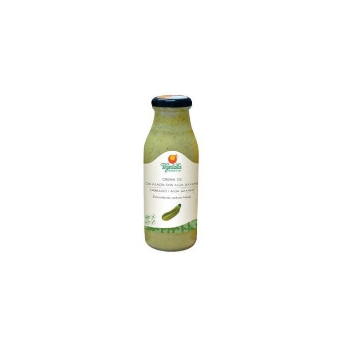Crema De Calabacin Con Alga Wakame 500Ml. Bio