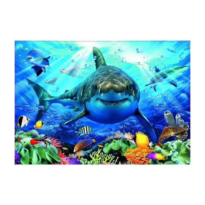Puzzle 500 piezas gran tiburón blanco 1 Puzzle 500 piezas gran tiburón blanco 1
