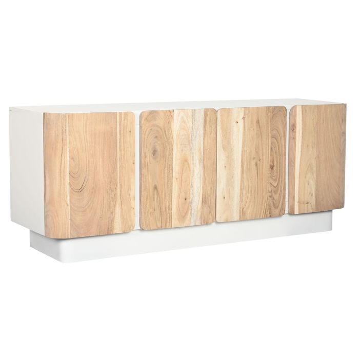 Mueble Tv Scandi DKD Home Decor Natural Blanco 40 x 55 x 140 cm 1 Mueble Tv Scandi DKD Home Decor Natural Blanco 40 x 55 x 140 cm 1