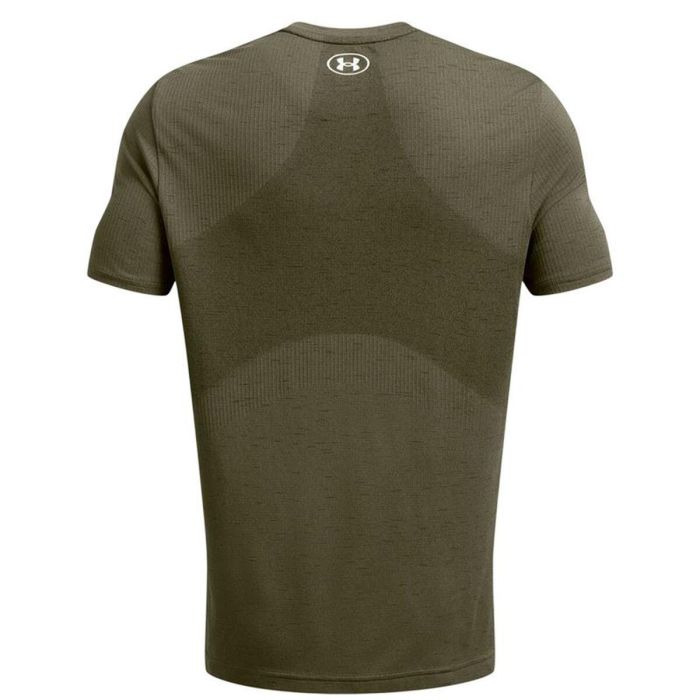 Camiseta de Manga Corta Hombre Under Armour 1382801-390 Oliva (XL) 3