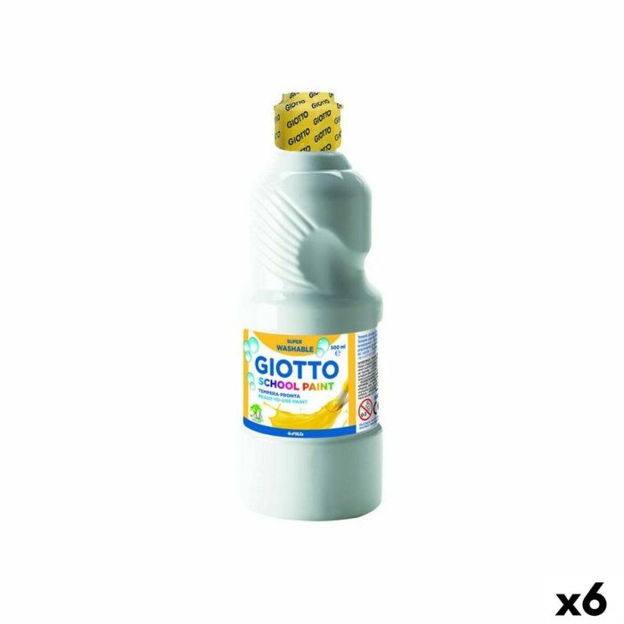 Témpera Giotto Blanco 500 ml (6 Unidades) Témpera Giotto Blanco 500 ml (6 Unidades)