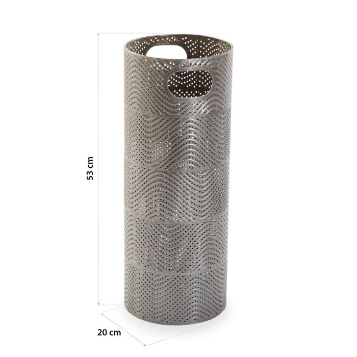 Paragüero Lena Plateado Versa 20X53CM (3 Unidades) 2 Paragüero Lena Plateado Versa 20X53CM (3 Unidades) 2