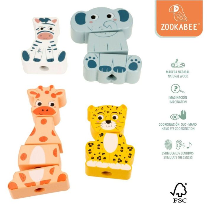 Juego de Habilidad para Bebé Woomax Animales 25 x 22 x 10 cm (6 Unidades) 3 Juego de Habilidad para Bebé Woomax Animales 25 x 22 x 10 cm (6 Unidades) 3