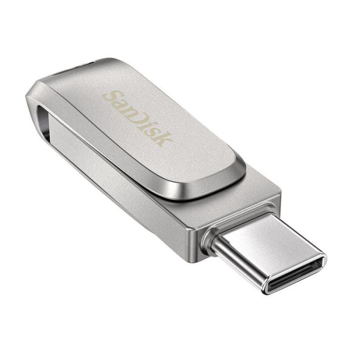 Sandisk Ultra Dual Drive Luxe 128GB USB 3.1 Type-C Plata 150 MB/s 4