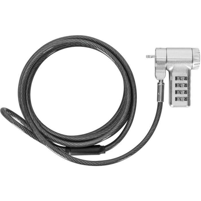 Targus ASP96RGL - Candado de Combinación Reajustable de Acero Galvanizado para Portátil/PC/Monitor, Cable de 2m, Plata 5 Targus ASP96RGL - Candado de Combinación Reajustable de Acero Galvanizado para Portátil/PC/Monitor, Cable de 2m, Plata 5