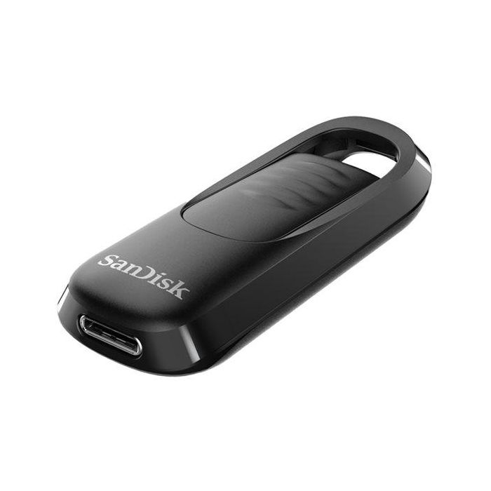 SanDisk - Memoria USB SanDisk Ultra Slider 64 GB USB-C 3.2 Gen 1, Conector Retráctil, Lectura Hasta 200 MB/s SanDisk - Memoria USB SanDisk Ultra Slider 64 GB USB-C 3.2 Gen 1, Conector Retráctil, Lectura Hasta 200 MB/s