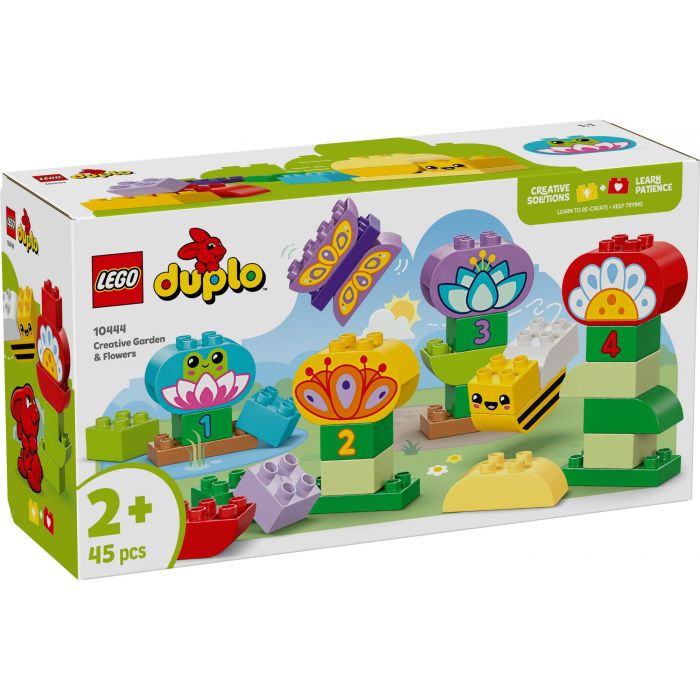 LEGO 10444 DUPLO Mi Ciudad Jardín y Flores Creativas | Juguete de Construcción para Apilar con 45 Ladrillos para Niños +2 años 5 LEGO 10444 DUPLO Mi Ciudad Jardín y Flores Creativas | Juguete de Construcción para Apilar con 45 Ladrillos para Niños +2 años 5