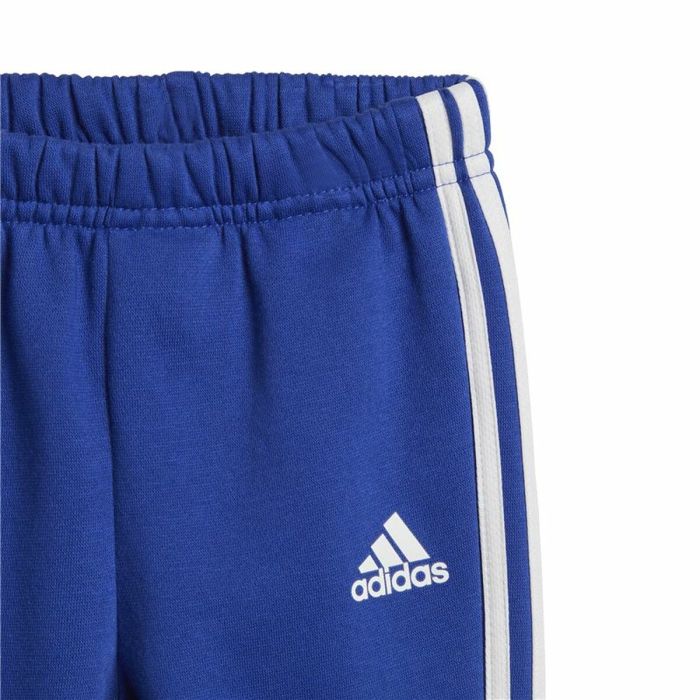 Conjunto Deportivo para Bebé Adidas I 3Stripes Tib Fleece Ts Infantil Azul 1 Conjunto Deportivo para Bebé Adidas I 3Stripes Tib Fleece Ts Infantil Azul 1