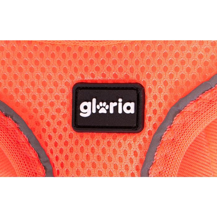 Arnés para Perro Gloria Air Mesh Trek Star Ajustable Naranja L (33,4-35 cm) 1