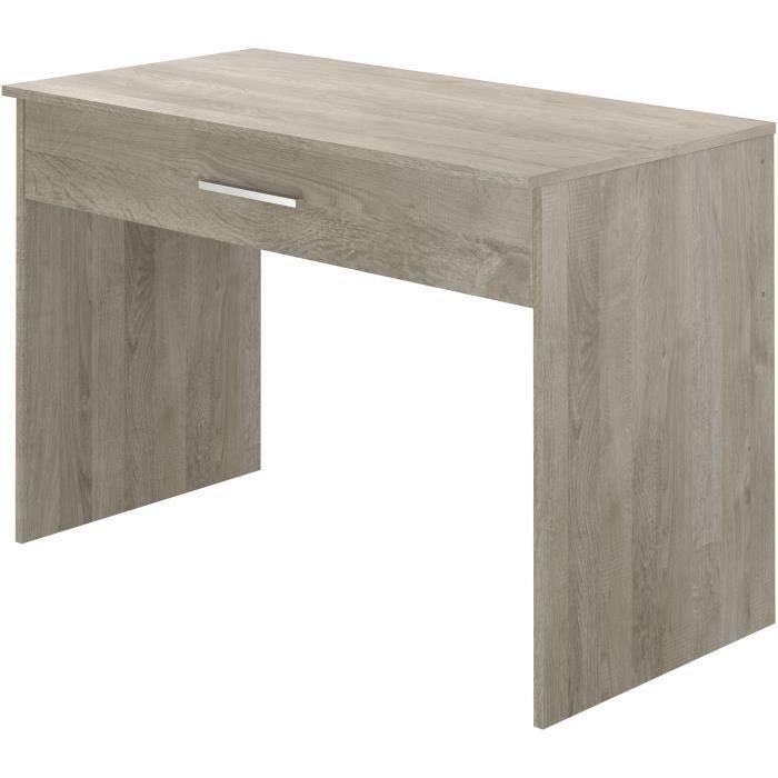 T80516PL05LVO Escritorio con Cajones Grandes Melamina Roble 110 x 56 x 81,5 cm 1 T80516PL05LVO Escritorio con Cajones Grandes Melamina Roble 110 x 56 x 81,5 cm 1