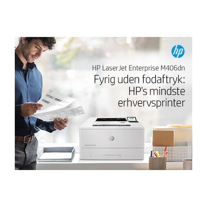 HP 3PZ15A Impresora Láser Monocromo LaserJet Enterprise M406DN | Dúplex Automático, Ethernet, 40 ppm, Seguridad Avanzada 50 HP 3PZ15A Impresora Láser Monocromo LaserJet Enterprise M406DN | Dúplex Automático, Ethernet, 40 ppm, Seguridad Avanzada 50
