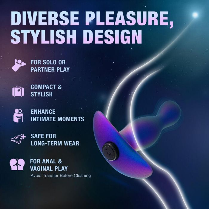 Vibrador Anal Negro Blush Anal Adventures Morado 2 Vibrador Anal Negro Blush Anal Adventures Morado 2